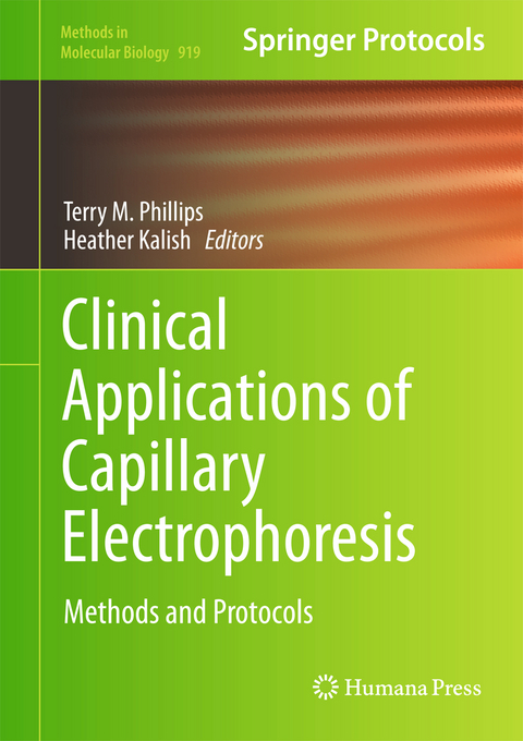 Clinical Applications of Capillary Electrophoresis - 