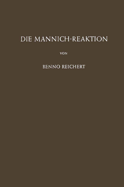 Die Mannich-Reaktion - B. Reichert