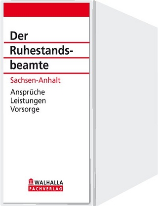 Der Ruhestandsbeamte Sachsen-Anhalt