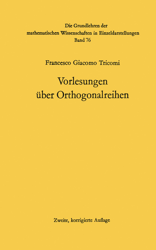 Vorlesungen über Orthogonalreihen