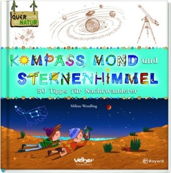 Kompass, Mond und Sternenhimmel - Mil&egrave;ne Wendling