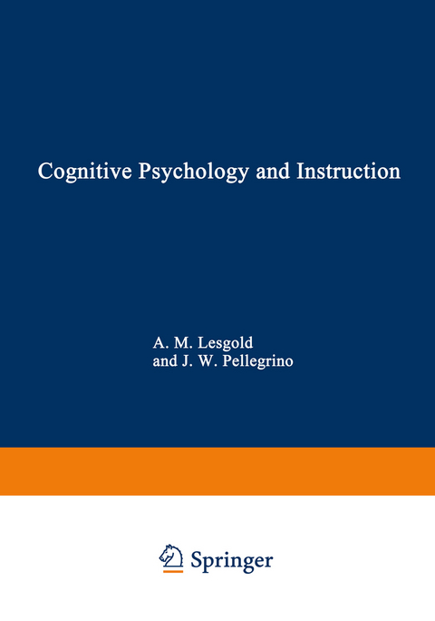Cognitive Psychology and Instruction - 