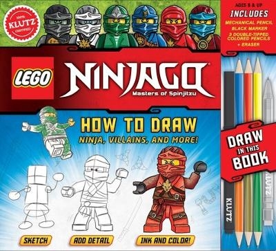 LEGO NINJAGO: How to Draw Ninja, Villains and More - Pat Murphy