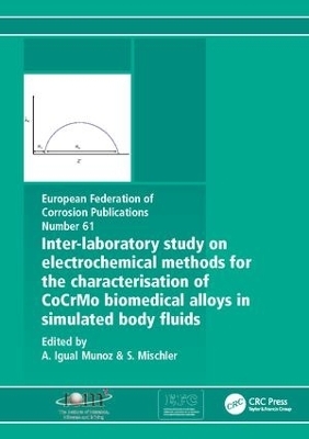 Inter-Laboratory Study on Electrochemical Methods for the Characterization of Cocrmo Biomedical Alloys in Simulated Body Fluids - A. Igual Munoz