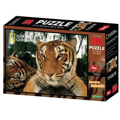 Tiger 3D National Geographic Puzzle