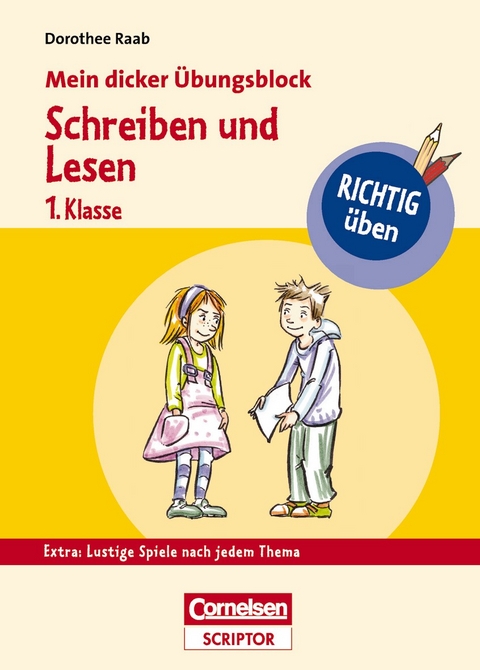RICHTIG &uuml;ben - Mein dicker &Uuml;bungsblock - Schreiben und Lesen 1. Klasse