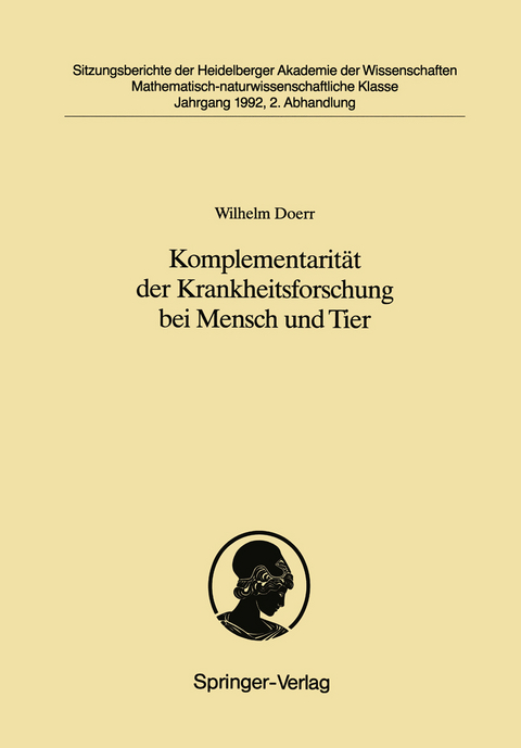 Komplementarit&auml;t der Krankheitsforschung bei Mensch und Tier - Wilhelm Doerr