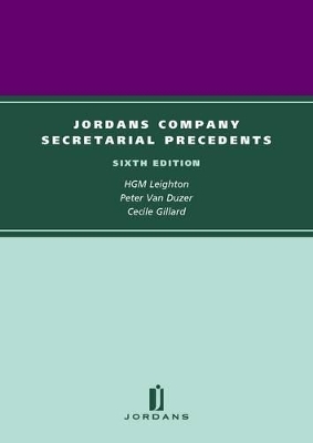 Jordans Company Secretarial Precedents
