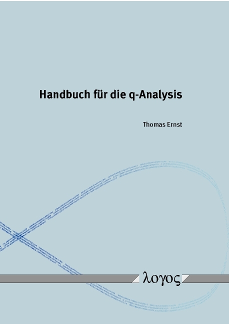 Handbuch f&uuml;r die q-Analysis - Thomas Ernst