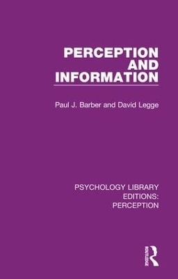 Psychology Library Editions: Perception