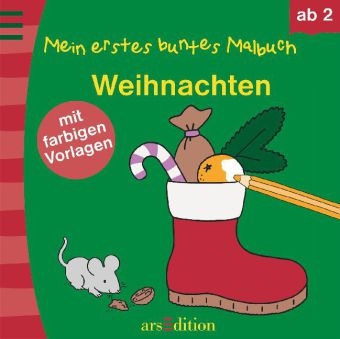 Mein erstes buntes Malbuch - Weihnachten
