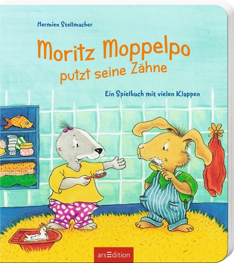 Moritz Moppelpo putzt seine Z&auml;hne - Hermien Stellmacher