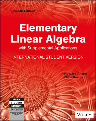 Elementary Linear Algebra with Supplemental Applications, Isv - Howard Anton, Chris Rorres