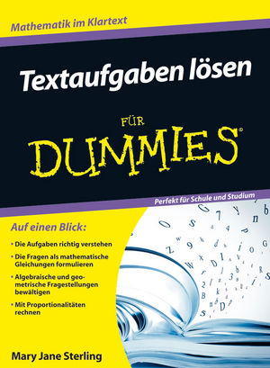 Textaufgaben l&ouml;sen f&uuml;r Dummies - Mary Jane Sterling