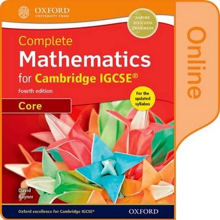 Complete Mathematics for Cambridge IGCSE® Online Student Book (Core)