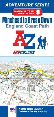 England Coast Path Minehead to Brean Adventure Map