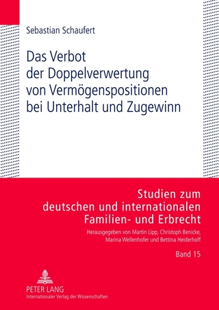 Das Verbot der Doppelverwertung von Vermoegenspositionen bei Unterhalt und Zugewinn