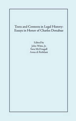 Texts and Contexts in Legal History - 