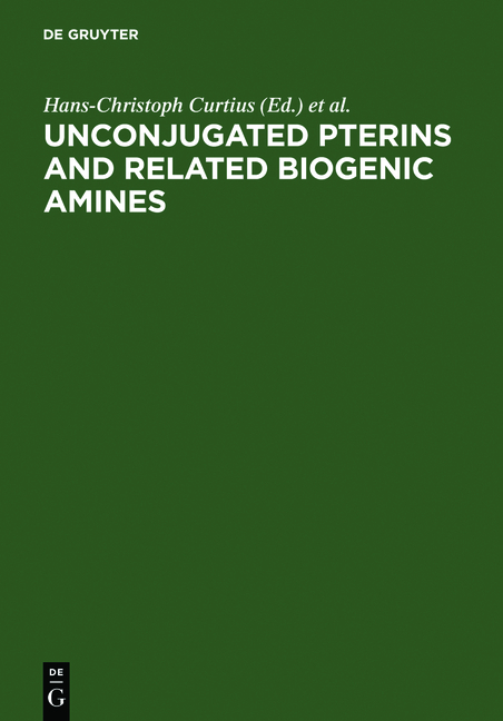 Unconjugated pterins and related biogenic amines - 