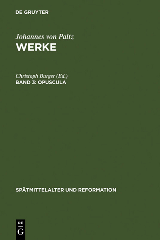 Johannes von Paltz: Werke / Opuscula