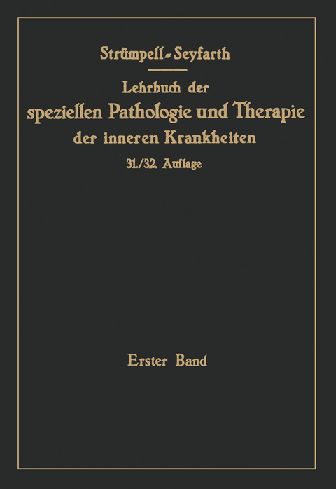 Lehrbuch der speziellen Pathologie und Therapie der inneren Krankheiten f&uuml;r Studierende und &Auml;rzte. (1.-30. Aufl. Leipzig: F.C.W - 