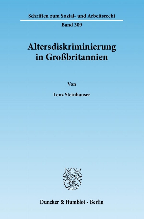 Altersdiskriminierung in Gro&szlig;britannien. - Lenz Steinhauser