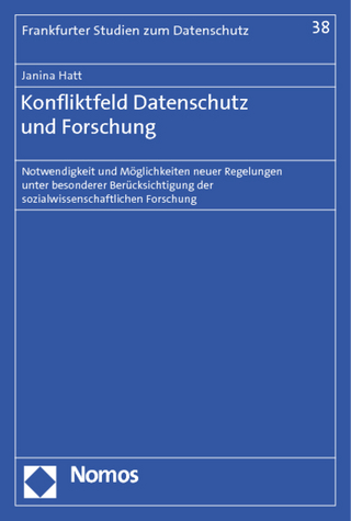 Konfliktfeld Datenschutz und Forschung