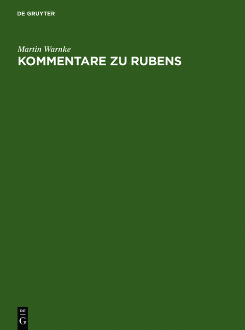 Kommentare zu Rubens - Martin Warnke