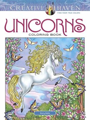 Creative Haven Unicorns Coloring Book - Marty Noble