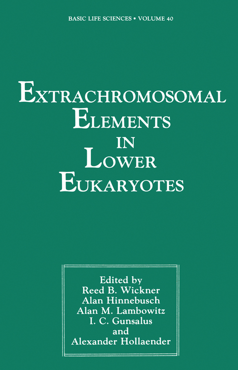 Extrachromosomal Elements in Lower Eukaryotes - 