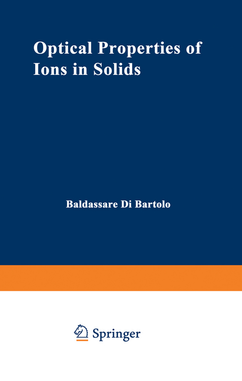 Optical Properties of Ions in Solids - 