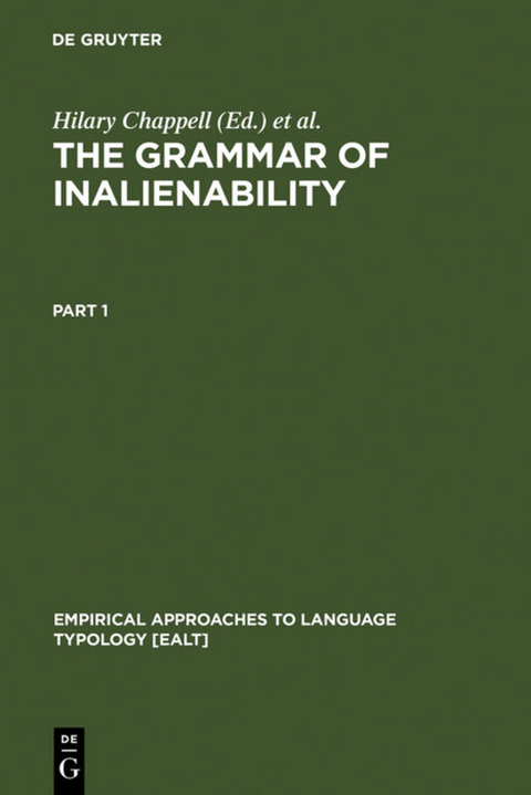 The Grammar of Inalienability - 