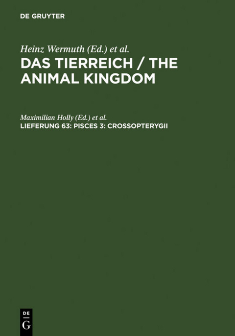 Das Tierreich / The Animal Kingdom / Pisces 3: Crossopterygii - 