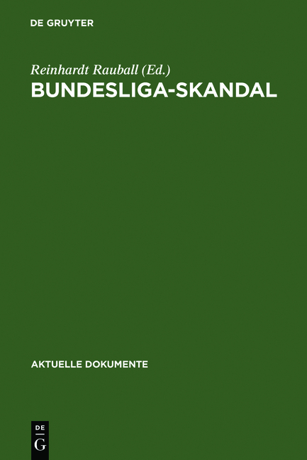 Bundesliga-Skandal - 