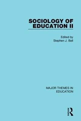 Sociology of Education II - 