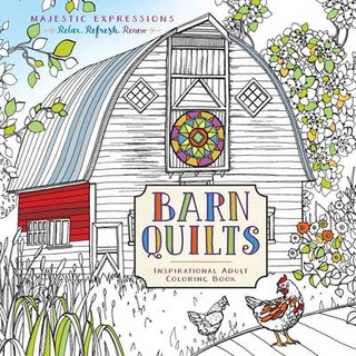 Barn Quilts Colouring Book