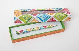 Elizabeths Patchwork Quilt Gift Pen