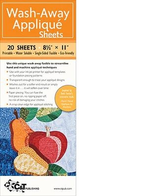 Wash-Away Applique Sheets