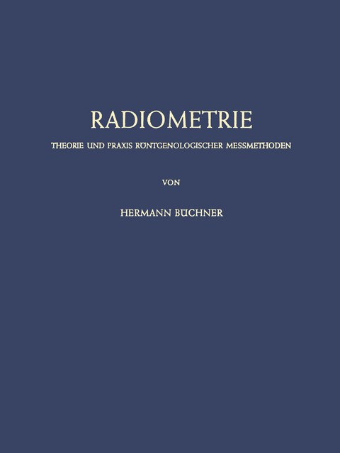 Radiometrie - Hermann B&uuml;chner