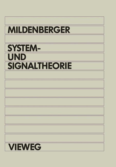 System- und Signaltheorie - Otto Mildenberger