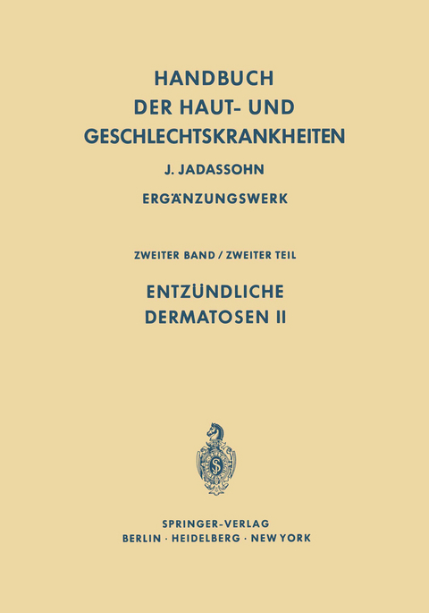 Entz&uuml;ndliche Dermatosen II - 