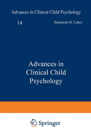 Advances in Clinical Child Psychology