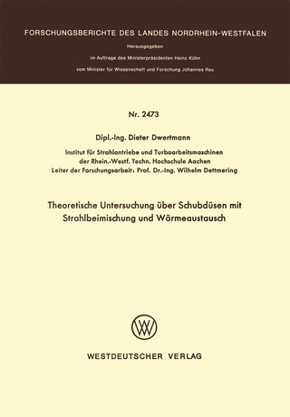 Theoretische Untersuchung über Schubdüsen mit Strahlbeimischung und Wärmeaustausch