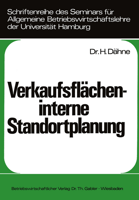 Verkaufsfl&auml;cheninterne Standortplanung - Helmut D&auml;hne