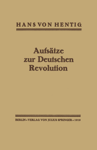 Aufsätze zur Deutschen Revolution