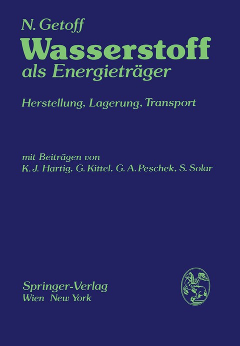 Wasserstoff als Energietr&auml;ger - N. Getoff