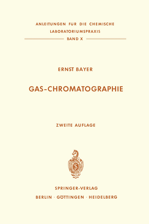 Gas-Chromatographie - E. Bayer