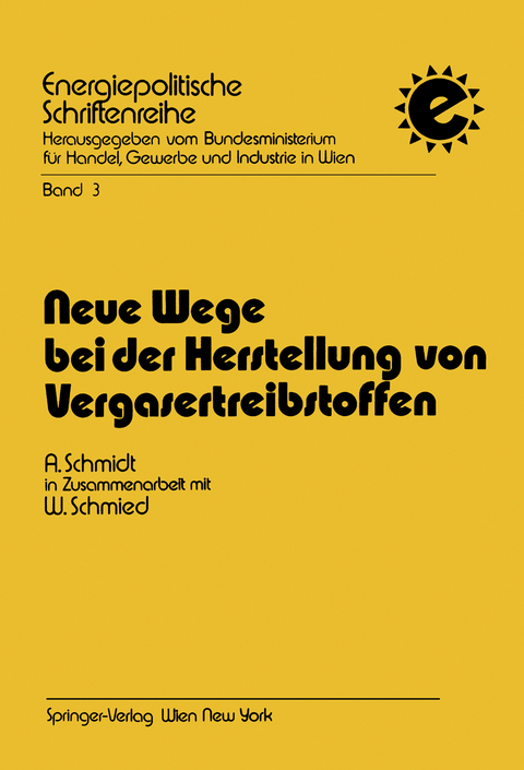 Neue Wege bei der Herstellung von Vergasertreibstoffen - Alfred Schmidt