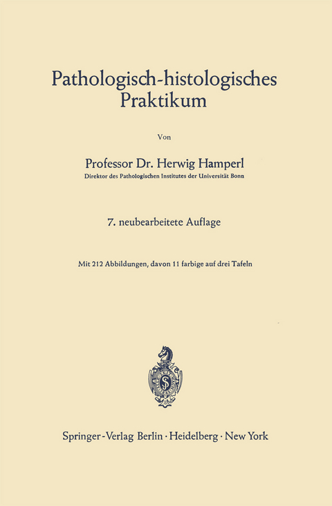Pathologisch-histologisches Praktikum - Herwig Hamperl