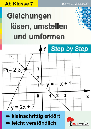 Gleichungen lösen, umstellen und umformen ... Step by Step